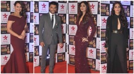 sonam kapoor, shilpa shetty, ranveer singh, sonakshi sinha, elli avram, star screen awards, screen awards, celebs ast creen awards, soankshi, sonam, ranveer, amitabh bachchan, big b, jaya bachchan, big b jaya, amitabh jaya, huma qureshi, jacqueline fernandez, akshay kumar, nimrat kaur, entertainment, star screen awards pics, screen awards pics, varun dhawan