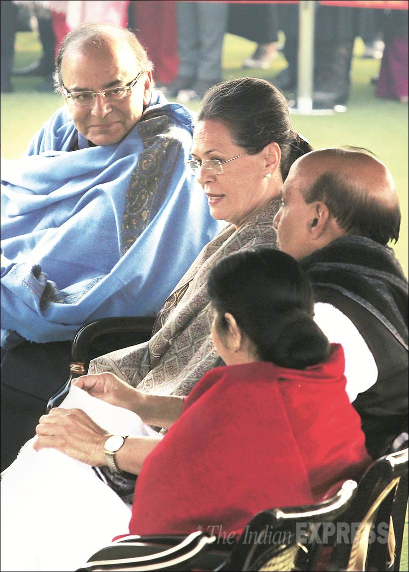 Sonia Gandhi, Sushma Swaraj, Arun Jaitley