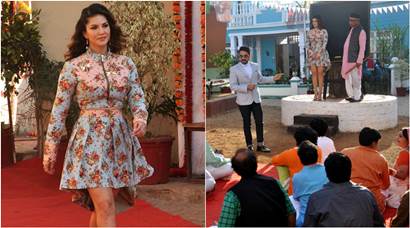 Sunny Leone promotes Mastizaade on TV show ‘Chidiya Ghar