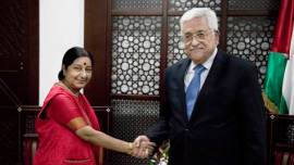 sushma swaraj, middle east, sushma swaraj in israel, sushma swaraj in palestine, sushma swaraj visits israel and palestine, palestine, israel, narendra modi