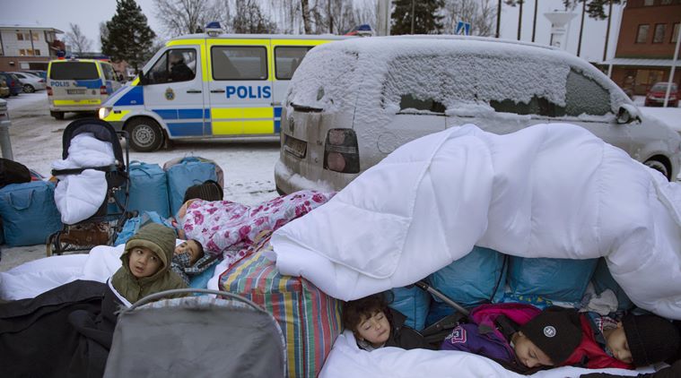 Sweden migrants, Sweden refugees attacked, Sweden migrants attacked, Sweden masked men