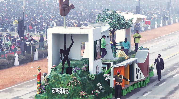 chandigarh tableau, city beautiful tableau, chandigarh news