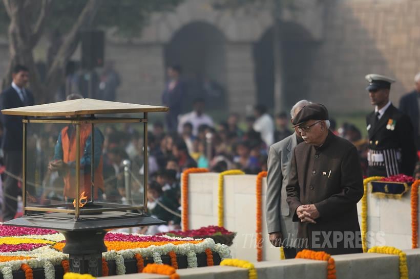 Mahatma Gandhi, Mahatma Gandhi Death Anniversary, Narendra Modi, Sonia Gandhi, Pranab Mukherjee, Hamid Ansari, Manmohan Singh, Sheila Dixit, Venkaih Naidu, Dalbir Singh, Arup Raha, Robin Dhowan, Mahatma Gandhi 68th Death Anniversary, Gandhi Death Anniversary Pics