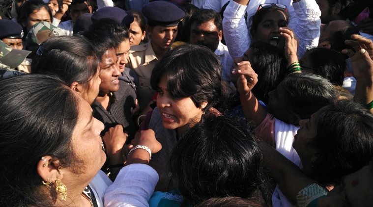 shani shingnapur, shani shingnapur protest, shani temple protest, shani mandir protest, shani temple, india news