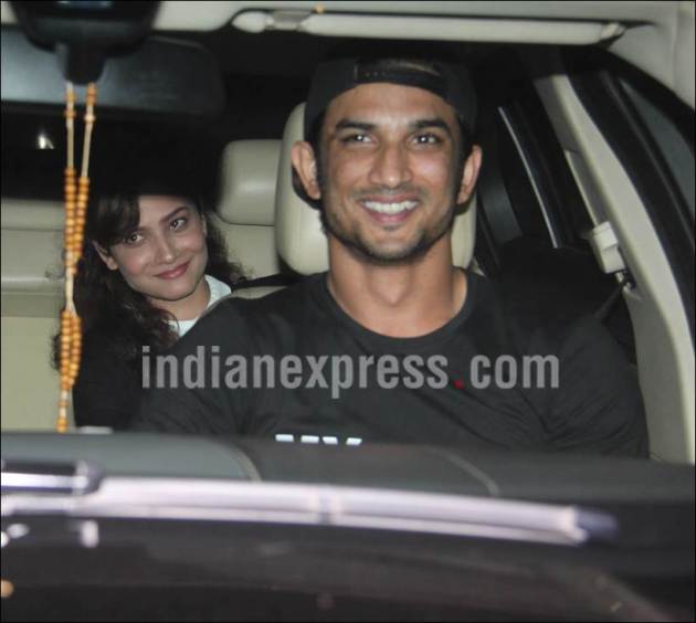 sudhant singh rajput, ankita lokhande, fitoor, fitoor screening