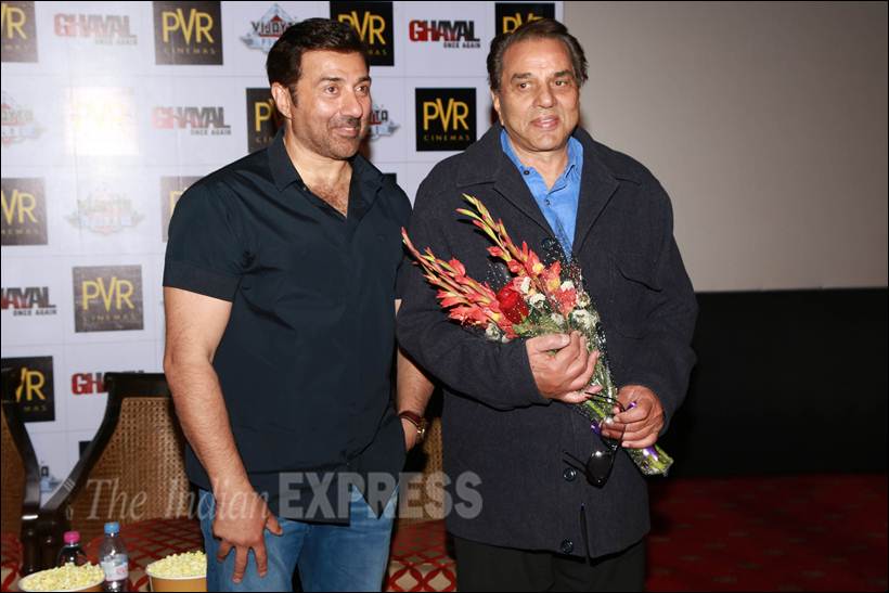 Sunny Deol, Ghayal Once again, Sunny Deol Ghayal Once again, Sunny Deol Ghayal promotion, Ghayal Once again promotion, Ghayal Once again promotion images, Sunny Deol images, Dharmendra Ghayal Once again promotion, Sunny Deol latest movie, Sunny Deol latest pics