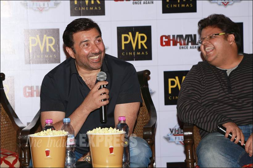 Sunny Deol, Ghayal Once again, Sunny Deol Ghayal Once again, Sunny Deol Ghayal promotion, Ghayal Once again promotion, Ghayal Once again promotion images, Sunny Deol images, Dharmendra Ghayal Once again promotion, Sunny Deol latest movie, Sunny Deol latest pics