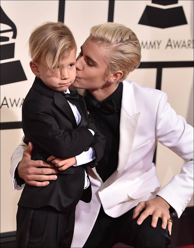 justin bieber, jaxon bieber