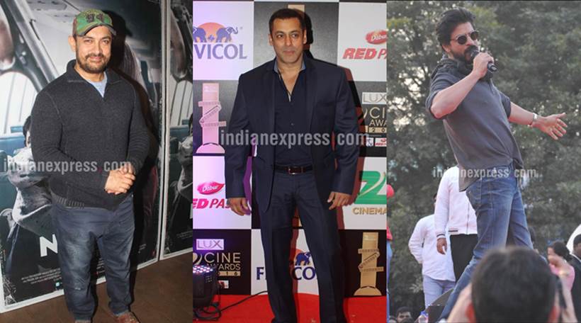 aamir khan, deepika padukone, indian express power list, priyanka chopra, salman khan, shah rukh khan, #ie100, Aamir Khan indian express, Shah Rukh khan Indian Express, Salman Khan Indian express, Deepika Padukone Indian express, Priyanka Chopra indian express