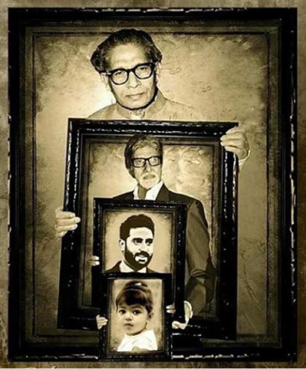 Abhishek, Aaradhyam Harivashn Rai, Amitabh Bachchan