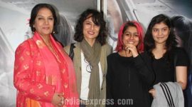 Shabana Azmi, neerja screening, adhuna, Shabana Azmi adhuna, farhan akhtar, Shabana Azmi neerja, farhan adhuna, Shabana Azmi farhan akhtar, Shabana Azmi daugher-in-law, shabana adhuna pics, entertainment