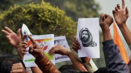 afzal guru, jawaharlal nehru university, jnu, jnu protest, afzal guru film protest, jnu afzal guru film, jnu student sedition case, india news, latest news, indian express, indian express editorial