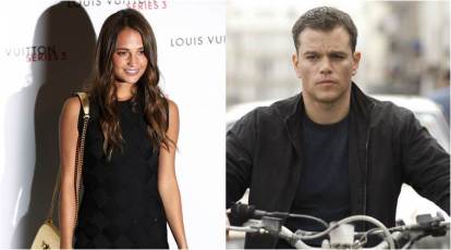 EXCLUSIVE: Alicia Vikander Admits to 'Fanning Out' When Working With  'Bourne' Co-Star Matt Damon