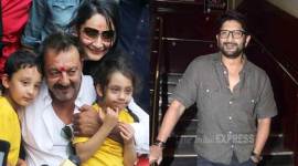 Sanjay Dutt, Arshad Warsi, Sanjay Dutt photos, Sanjay Dutt news, sanjay Arshad Warsi, Munna Bhai MBBS, Munna Bhai MBBS cast, Arshad Warsi sanjay dutt, Sanjay Dutt release, Sanjay Dutt free, Sanjay Dutt jail, entertainment news 