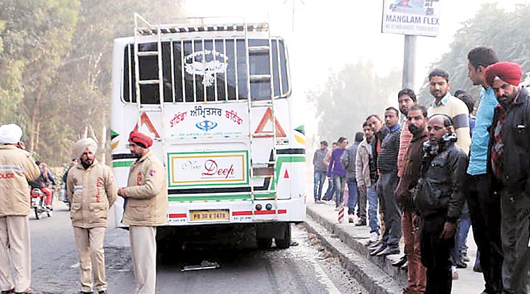 SAD, SAD’s Dimpy Dhillon, Dimpy Dhillon, bus accident, bus kills man, badal's bus kills man, chandigarh news