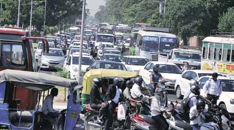 Image result for Chandigarh traffic