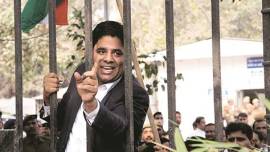 JNU row, patiala house court violence, lawyers get support, kanhaiya kumar, Vikram Singh Chauhan, Vikram Singh Chauhan facebook, kanhaiya kumar arrest, kanhaiya kumar in tihar jail, anti national, afzal guru, indian express news, india news