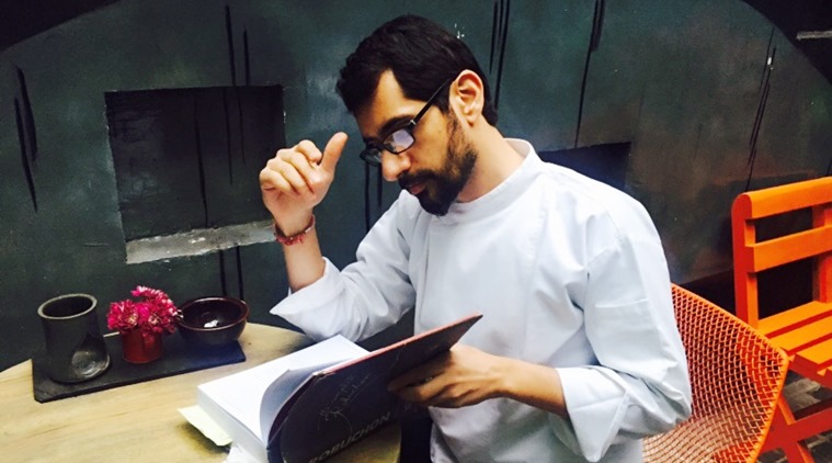 Chef Vikram Khatri of Guppy by Ai has an enviable collection of cookbooks.