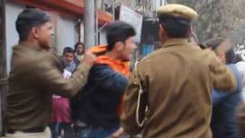 delhi police, video footage, brutal delhi police, protest in delhi
