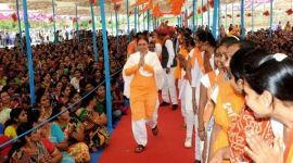 durga vahini, vhp women's wing, vhp durga vahini, durga vahini training camp, training camp for women, durga vahini up, national durga vahini, lucknow news, uttar pradesh news