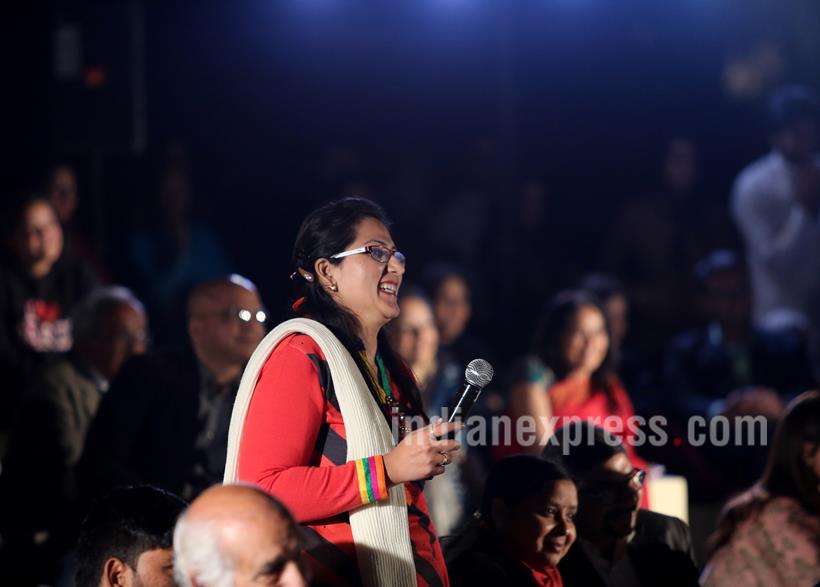 Express Adda, Sri Sri Ravi Shankar, Prasoon Joshi, Vandita mishra, Express Adda Sri Sri Ravi Shankar, Express Adda pics, #ExpressAdda, Express Adda Photos