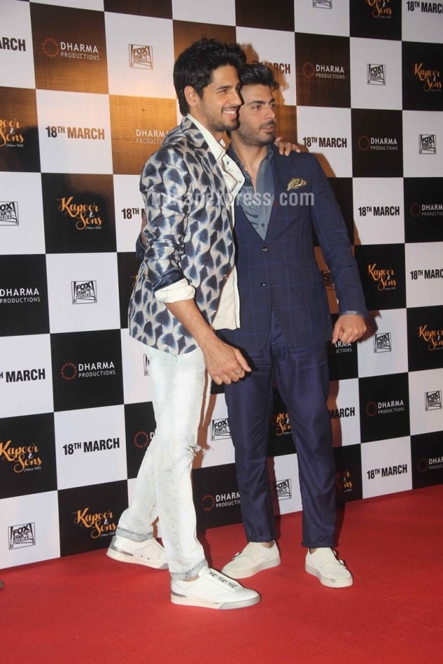 Sidharth Malhotra, Fawad Khan, Kapoor and sons