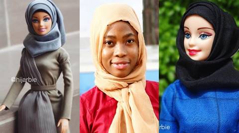 After Curvy Barbie Here Comes Hijarbie Trending Gallery News The Indian Express