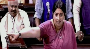 Smriti Irani again defends JNU action, but in milder tone