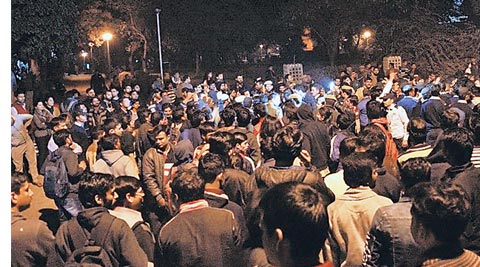 JNU, JNU president arrested, JNU campus, JNU afzal guru, JNU anit india slogans, JNU protests, JNU afzal guru, JNU afzal guru event, jnu protests, afzal guru jnu protests, jnu arrests, delhi news, india news