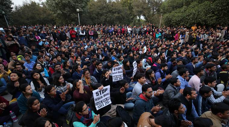 jawaharlal nehru university, jnu protest, jnu, jnu sedition case, kanhaiya kumar, JNUSU president arrest, article 66A, sedition laws in india, M F Husain india exile, Shreya Singhal, freedom of speech, supreme court, gujarat high court, india news, latest news, jnu news, idnian express column