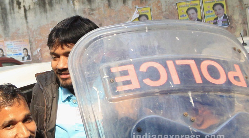 Kanhaiya Kumar, Kanhaiya Kumar Arrested, Kanhaiya Kumar Sent to judicial custody, JNU, JNU row, Kanhaiya Kumar JNU row, JNUSU president Kanhaiya Kumar, Patiala House Court, Kanhaiya Kumar Pics, Kanhaiya Kumar Photos