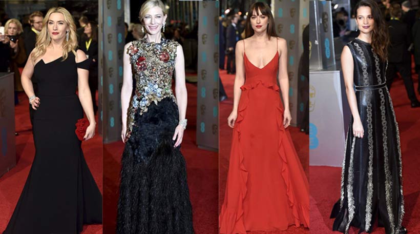BAFTAs, BAFTAS 2016, Kate Winslet, Alicia Vikander, Dakota Johnson, Cate Blanchett, Julianne Moore