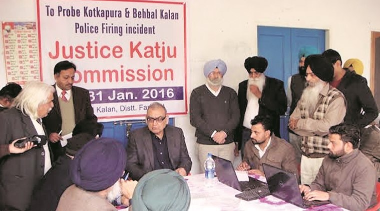 Behbal Kalan firing incident, Justice Katju, firing in Faridkot last year