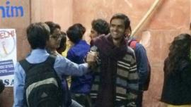 umar khalid, jnu, jnu umar khalid, jnu row, umar khalid search, jnu sedition case, jnu protest, jnu afzal guru event, jnu news india news, latest news