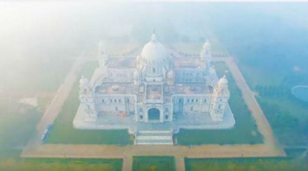 Drone video captures Kolkata's landmarks