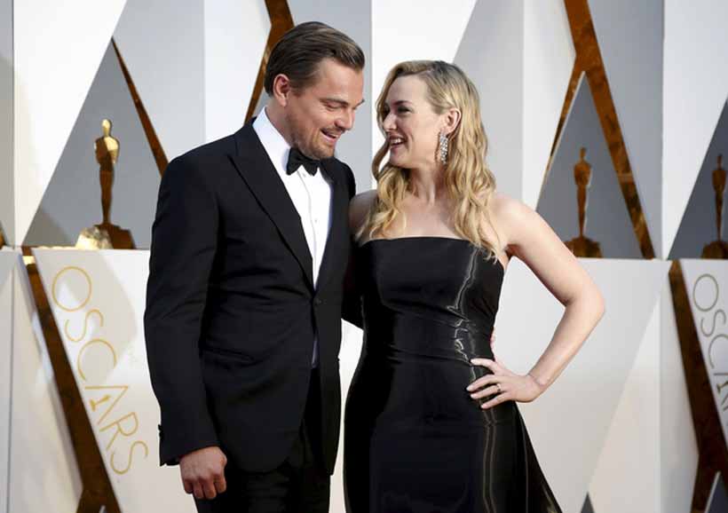 oscars 2016, Leonardo Dicaprio, kate winslet, leonardo, oscars, leonardo kate pics, leonardo dicaprio kate winslet pics, leonardo red carpet, kate winslet red carpet, leonardo oscars 2016, kate winslet oscars 2016, the academy, entertainment