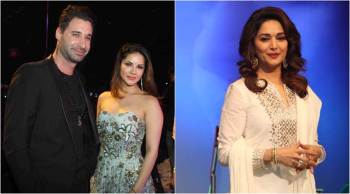 350px x 194px - Sunny Leone's outing with husband, Madhuri Dixit at a book launch |  Entertainment Gallery News - The Indian Express