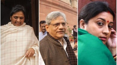 smriti irani speech in rajya sabha, union budget 2016, rajya sabha, rohith vemula suicide, rohith vemula case in rajya sabha, mayawati, Sitaram Yechury, HRD Minister Smriti Irani, Mahishasur Martyrdom Day, smriti irani speech in rajya sabha, smriti irani speech, mayawati yechury slams smriti irani, india news, latest news