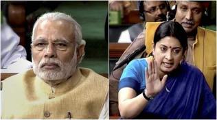 ‘Satyamev Jayate’: PM Narendra Modi tweets link to Smriti Irani’s spirited speech in Lok Sabha