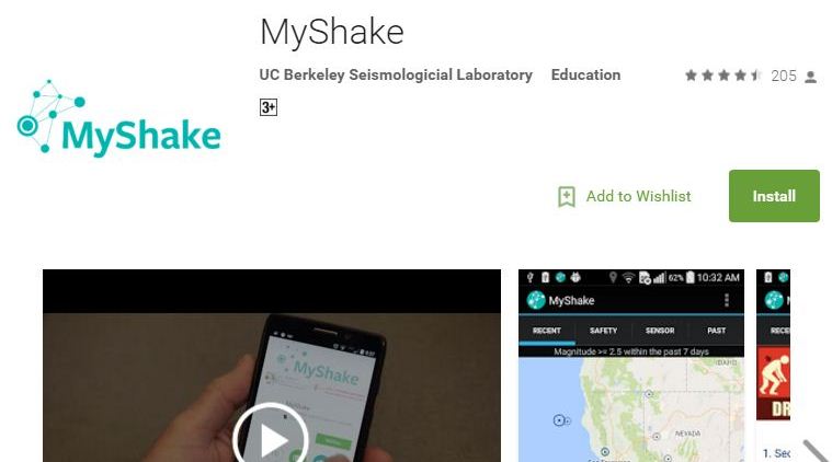 Earthquake app, App to detech quake, MyShake, MyShake earthquake sensing app, MyShake app, MyShake Android app, earthquake sensing Android app, seismology, tech news, technology