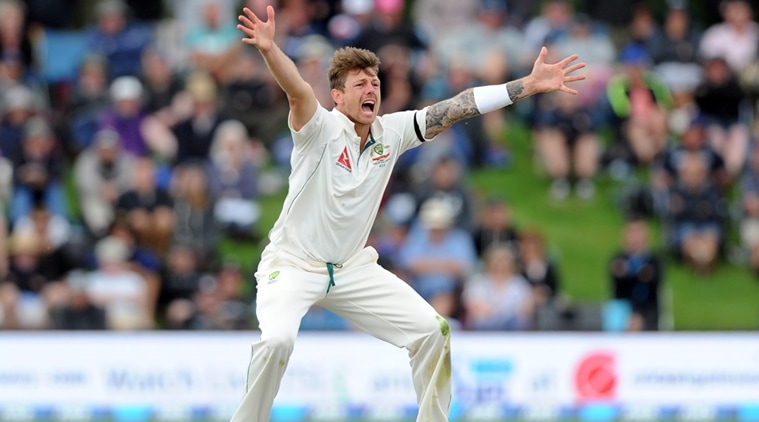 NZ vs Aus, Aus vs NZ, Australia New Zealand, James Pattinson, Pattinson wickets, Brendon McCullum, McCullum hundred, New Zealand batting, New Zealand collapse, Australia bowling, Christchurch earthquake, Australia lead, sports, cricket news, Cricket