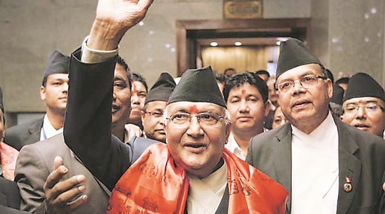 K P Oli, Nepalese Prime Minister