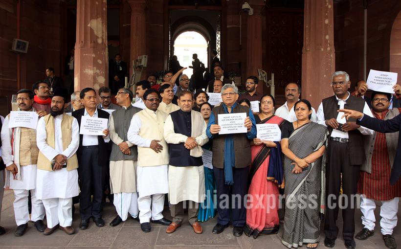 Parliament, Parliament Budget session, Parliament JNU row, Parliament rohith vemula, parliament news, Rahul Gandhi, Rajnath Singh, Nitin Gadkari, Kirti Azad, Mehbooba Mufti, Parliament Pics, Parliament photos