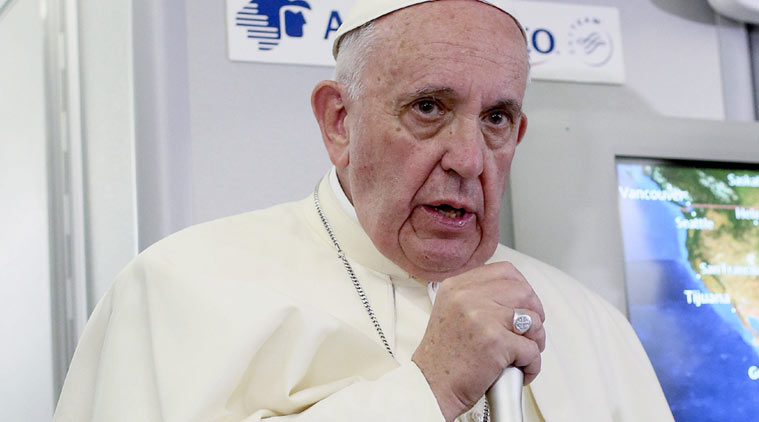 Pope, pope francis, pope urged europe to share migrant burden, migrant crisis, poverty, help by greece, pope francis speak, world news, latest news,pope news
