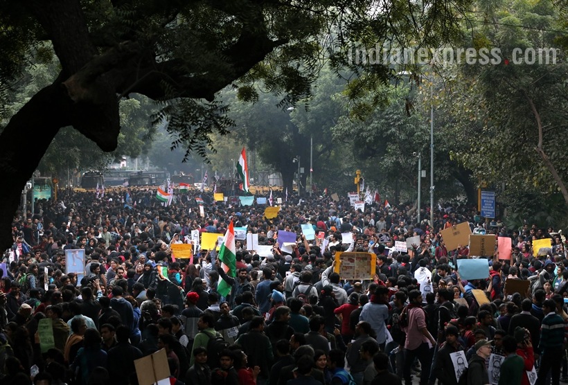 jnu, jnu protest, jnu protest photos, jnu news, jnu photos, jnu latest news, jnu president, jnusu president, jnusu, kanhaiya kumar, kanhaiya kumar release, kanhaiya kumar arrest,kanhaiya kumar hearing, delhi protests, delhi protest photos, jantar mantar, india news