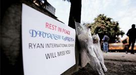 new delhi, delhi school boy death, Ryan International school, Ryan school boy death, Boy found dead, boy found dead in school, south delhi, south delhi school, school's amphitheatre, child, school boy, vasant kunj, police, hospital, delhi news,