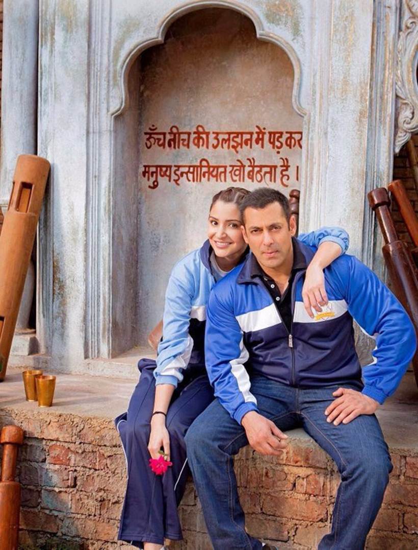 Salman Khan, Anushka Sharma, Sultan, Salman Khan Anushka Sharma, Salman Khan Sultan, Salman Anushka, Salman Anushka Sharma, Salman Anushka Pic, Salman Khan Sultan pic, Salman Khan Valentine's day, Ali Abbas Zafar, Salman celebrates Valentine's Day