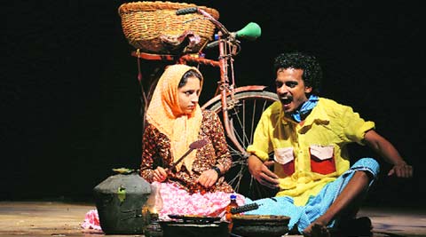 Sardine, matthi, Renji Kankol, Kerala Sangeetha Nataka Akademi, fish seller, Mahindra Excellence in Theatre Awards, META, Matthi, Bharat Rang Mahotsav, BRM, National School of Drama, NSD, NSD annual festival
