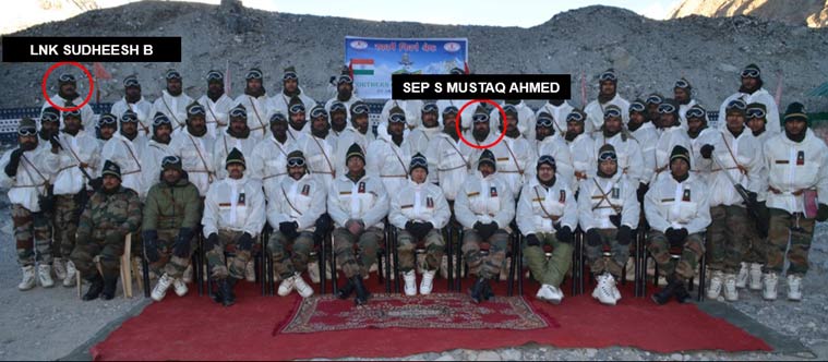 siachen, siachen avalanche, siachen avalanche martyrs, siachen martyrs, siachen news, siachen martur bodies, siachen martyr remains, indian army, india news