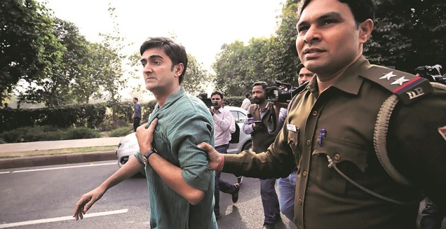 O P Sharma, Patiala House Courts, JNU